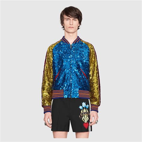 gucci sequin bomber jacket price|gucci bomber japanese geisha.